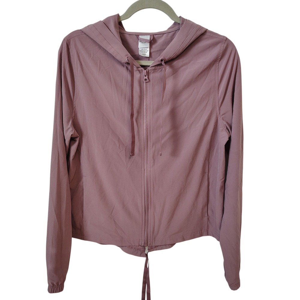 Victoria Sport Women's Jacket XS Mauve Pink Full Zip Hoodie Activewear Sports